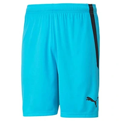 Abbildung von Puma Teamliga Football Shorts, Herren, Größe: XXL, Blauschwarz