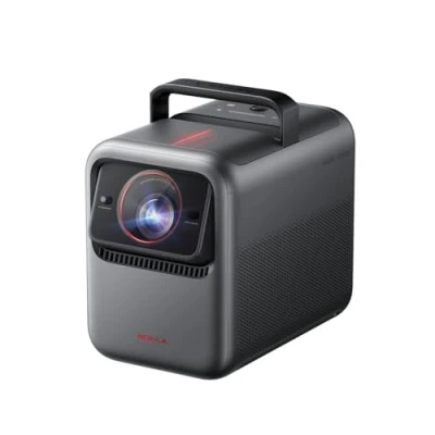 Abbildung von NEBULA X1 Triple Laser 4K Beamer, 3500 ANSI Lumen, 56000:1 Kontrast, 40W Stereo Sound, 0,9 1,5 optischer Zoom, AutoKalibrierung, Dolby Vision, 300 Zoll, Micro Gimbal, GTV, Mit Griff, Outdoor