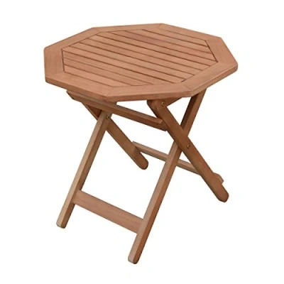 Abbildung von Spetebo Eukalyptus Beistelltisch geölt 50x50cm Holz Garten Klapptisch Gartentisch