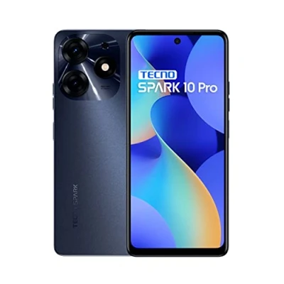 Abbildung von Tecno Mobile Spark 10 Pro Smartphone (Android, Dual SIM, 2460 x 1080 Pixel Display, 8GB RAM, 128GB Speicher, Octa Core, 50MP Kamera) Starry Black