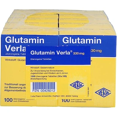 Abbildung von Glutamin Verla Überzogene Tabletten 1000 St