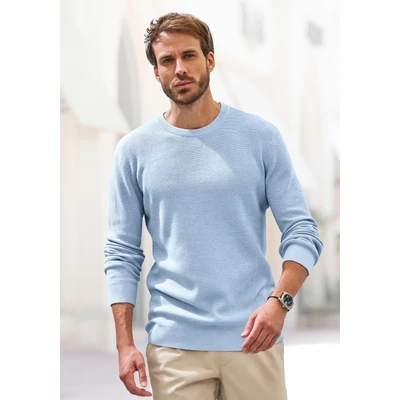 Abbildung von John Devin Strickpullover in modischen Farben aus Baumwollmischung