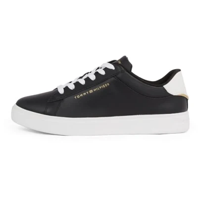 Abbildung von Tommy Hilfiger Damen Court Sneaker Essential Low Top, Schwarz (Black), 40