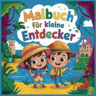 Abbildung von Abenteuer zum Ausmalen für kleine Entdecker ab 5 Jahren mit 50 ausgewählten Motiven