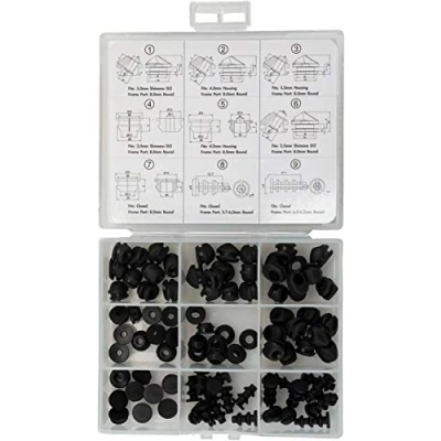 Abbildung von Jagwire Frame Plug Combo Box Ersatzteile, Schwarz, one Size