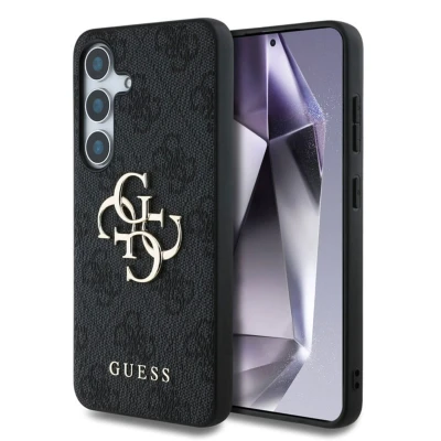 Abbildung von Samsung Galaxy S25 Hülle Kunststoff Guess Hard Case/Backcover Handyhülle Schwarz