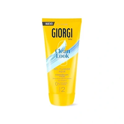 Abbildung von Giorgi Line Clean Look Pomade mit Arganöl, rückstandsloses Stylinggel, 0% Silikon, Alkohol, saubere und polierte Frisierung, Elastizität Halt ohne Feilen, 2 170 ml
