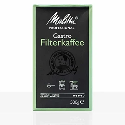 Abbildung von Melitta Gastronomie Filterkaffee Röstkaffee würzig und ergiebig 500g Kaffee gemahlen
