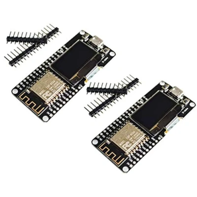 Abbildung von 2pcs ESP8266 ESP12F OLED NodeMCU WiFi WeMOS Development Board