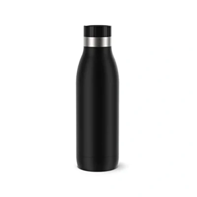 Abbildung von Emsa Isolierflasche &quot;Trinkflasche Bludrop&quot;, (1 tlg.), Edelstahl, Quick Press Deckel, 360 Trinkgenuss, 12h warm/24h kühl