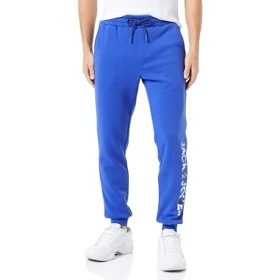 Abbildung von JACK &amp; JONES Herren Jpstgordon Jjjames Sweat Pants Gms Jogginghose, Bluing, L EU