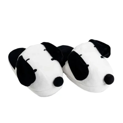 Abbildung von Snoopy THE Peanuts Pantolette flach, Größe: 39 40, Weiß Schuhe