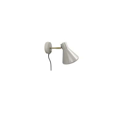 Abbildung von Dyberg Larsen Wandlampe Sleep, braun, Ø 15 cm, Stahl
