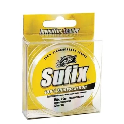 Abbildung von Sufix Fluorocarbone Invisiline Clear 50m Transparent D.0.37mm R.10.6Kg SIL37C50H ASU471037