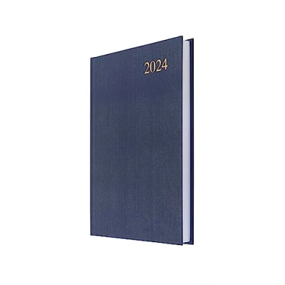 Abbildung von Collins Debden Essential, A5 Tagesplaner 2024, Tagesplaner, Tagebuch und Planer Business, Büro, Akademischer persönlicher Gebrauch 2024 (A5 Größe, Grau)