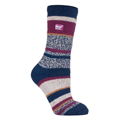 Abbildung von HEAT HOLDERS Damen Warme Streifen Winter Thermosocken Socken Bunte Muster 37 42 eur (Fleckney)