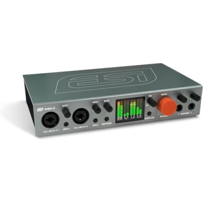 Abbildung von ESI Amber i4 24 bit/192kHz USB C Audiointerface mit 4 Ein / Ausgängen