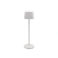 Abbildung von Securit LED Leuchte „Georgina“ Dimmbar Kabellos Aufladbar mit USB Magnetkabel Innen/Außen Für Bars, Cafés, Restaurants, Hotels 38x11x11cm Weiß