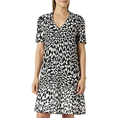 Abbildung von s.Oliver Black Label Jerseykleid, Damen, Größe: 40, Schwarz