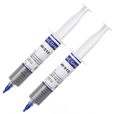 Abbildung von HY510 50Gramm(2*25g)&gt;1.9 W/m K, Waermeleitpaste/Wärmeleitpaste für alle Kühler Hohe Wärmeleitfähigkeit mit Niedriger thermischer Widerstand Grau Kühlkörper Thermal Greas Wärmeleitfähig Thermopaste