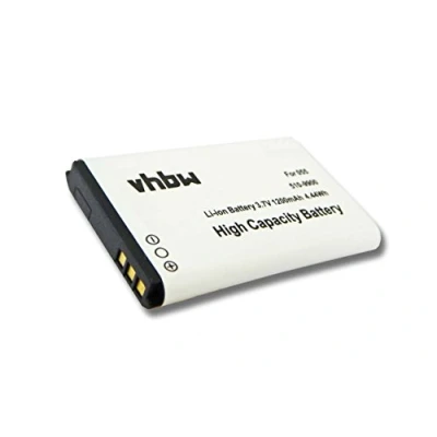 Abbildung von vhbw 1x Akku kompatibel mit Toshiba Camileo P100 HD, Air 10, P100, P10, B10 Pocket, P20, Kamera (1200 mAh, 3,7 V, Li Ion) Ersatz für PX1728, PX1728E 1BRS