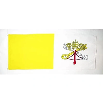 Abbildung von AZ FLAG Flagge Vatikanstadt 150x90 cm Staat Fahne 100% Polyester mit Messing Ösen 110g