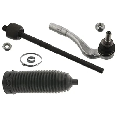 Abbildung von FEBI BILSTEIN 44694 Spurstange Vorderachse rechts mit Muttern Schellen, Lenkmanschetten