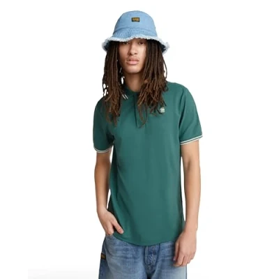 Abbildung von G Star Dunda Poloshirt, Herren, Größe: XXL, Blue spruce