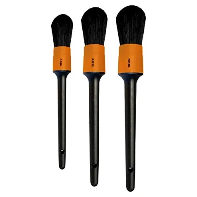 Abbildung von ADBL Auto Pinsel Detailing Pinselset 3 teilig Innenraum Reinigungspinselset