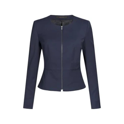 Abbildung von Greiff Kurzblazer Modern WITH 37.5® Damen Business Slim Dunkelblau