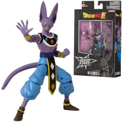 Abbildung von BANDAI Dragon Ball Super Stars Figur 17 cm Beerus 36894, Mehrfarbig
