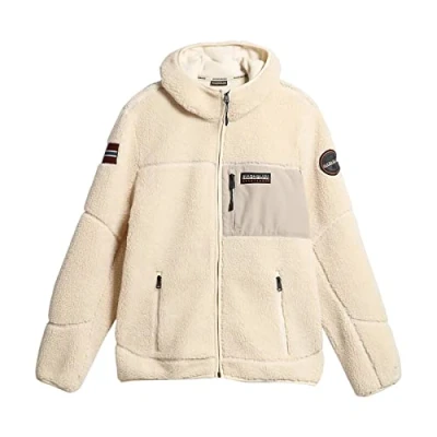 Abbildung von Napapijri Yupik Fleecejacke, Herren, Größe: XXL, Beige chiaro
