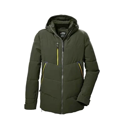 Abbildung von killtec Herren Steppjacke/Funktionsjacke in Daunenoptik mit Kapuze KOW 1 MN QLTD JCKT, dark moss, 4XL, 41837 000