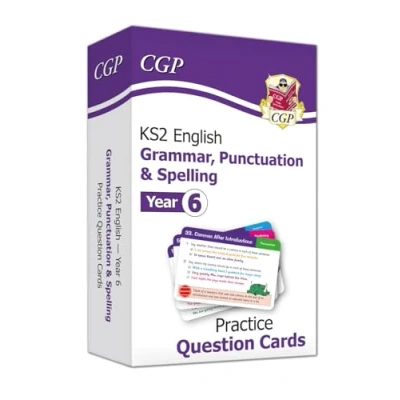 Abbildung von KS2 English Year 6 Practice Question Cards: Grammar, Punctuation &amp; Spelling (CGP English)