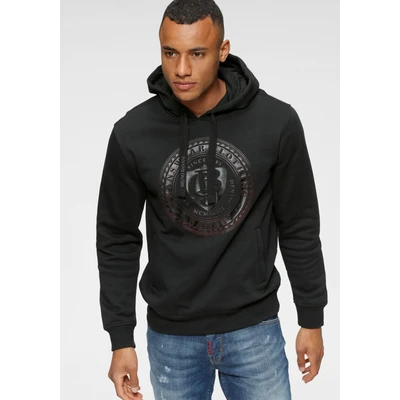 Abbildung von Bruno Banani Kapuzensweatshirt, mit gummierten Markenprint vorne