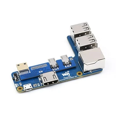 Abbildung von Waveshare Pi Zero to Raspberry 3B+ B Board Adapter,Based on Reproduce The Original Appearance of 3B Series Board,Alternative Solution for 3 Model B+