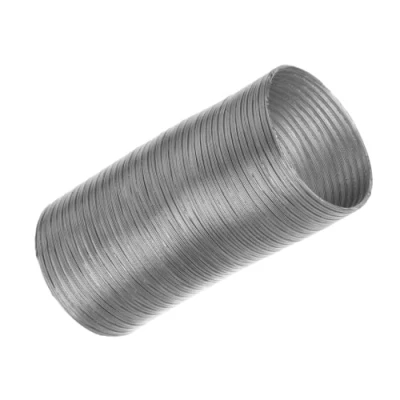 Abbildung von Ø 150mm Länge 1.5 meter Alu Flexrohr Alurohr Flexschlauch Schlauch Aluflexschlauch Flex Lüftungsrohr