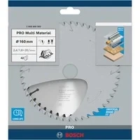 Abbildung von Bosch 1x PRO Multi Material Kreissägeblatt für Netz Handkreissägen (für Aluminium, Kunststoff, Ø mm, Professional Zubehör Handkreissäge)