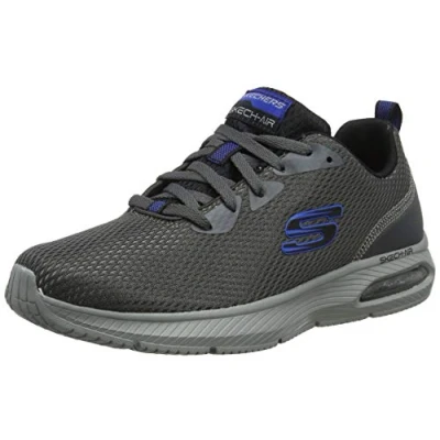 Abbildung von Skechers Men&#039;s DYNA AIR Trainers, Grey (Charcoal Mesh/Black Trim Ccbk), 6.5 (40 EU)