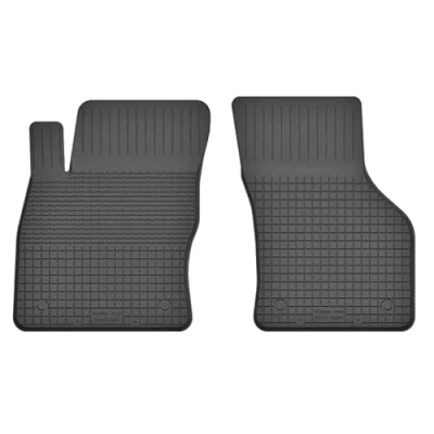 Abbildung von Gummimatten Automatten Gummifussmatten Gummi Fußmatten für Skoda Rapid Bj. 2012 2018 VORNE Fahrer und Beifahrermatte TXtx