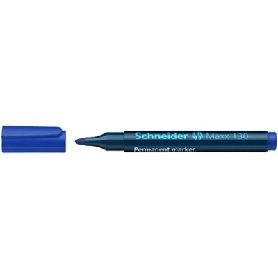 Abbildung von Permanent marker SCHNEIDER Maxx 130, rund, 1 3 mm, blau, 10 Stk.
