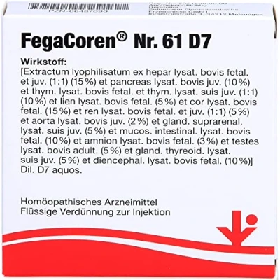 Abbildung von Fegacoren Nr.61 D 7 Ampullen 5X2 ml
