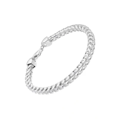 Abbildung von trendor Gliederarmband 925 Silber Fuchsschwanzkette Breite 5,1 mm