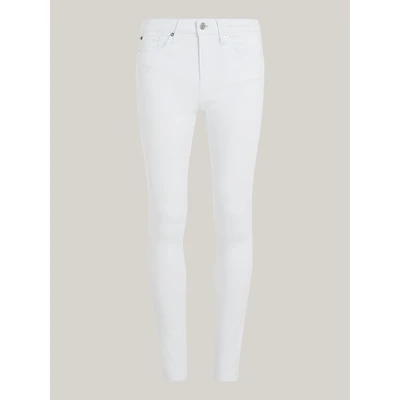 Abbildung von Tommy Hilfiger Curve Harlem Jeans Skinny Fit, Damen, Größe: 48, White