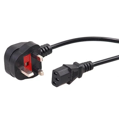Abbildung von Maclean MCTV IEC Kettle Lead Power Cord Cable PC Mains Connector 1M, 1.5M, 3M, 5M Fused (5M)