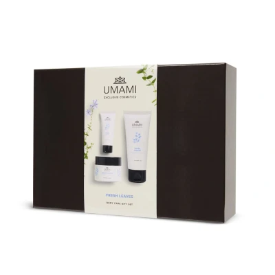 Abbildung von Umami Exclusive Cosmetics Paket Fresh Leaves Body Care Gift Set