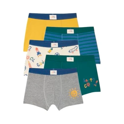 Abbildung von Vertbaudet Kollektion 5ERPACK Stretch COOL Panties für Kinder, Größe: 86, Königsblau