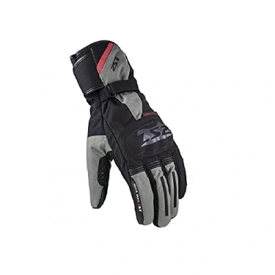 Abbildung von LS2 70100W0107L Motorradhandschuhe Snow, Herren, Schwarz/Grün, L