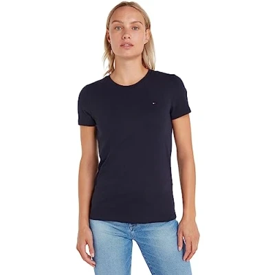 Abbildung von Tommy Hilfiger T Shirt &quot;HERITAGE CREW NECK TEE&quot;, mit Logo Flag auf der Brust