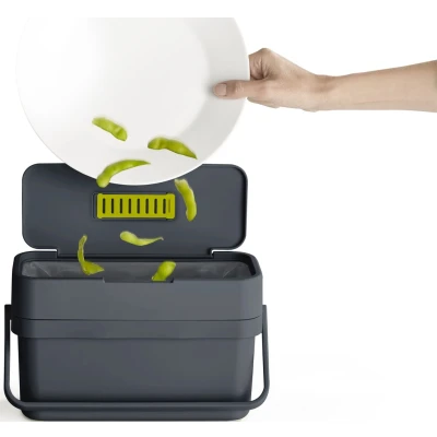 Abbildung von Joseph Biomülleimer &quot;Compo™&quot;, 1 Behälter, geruchskontrolle, schlankes Design, 4 Liter